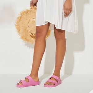 BIRKENSTOCK ARIZONA EVA WOMEN SZ  39 L8 PINK LIGHTWEIGHT SANDALS